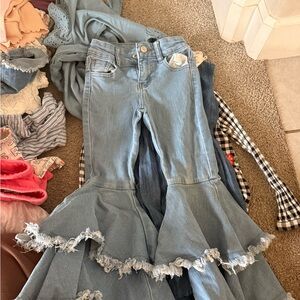 Nordstrom Light Blue Kids Flared Jeans